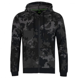 Korda Black Kamo Zip Hoodies